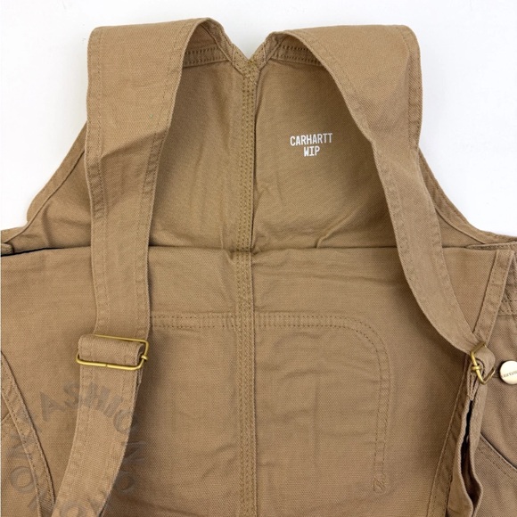 Carhartt WIP Bib Overall Straight Dusty Brown - Picture 4 of 8